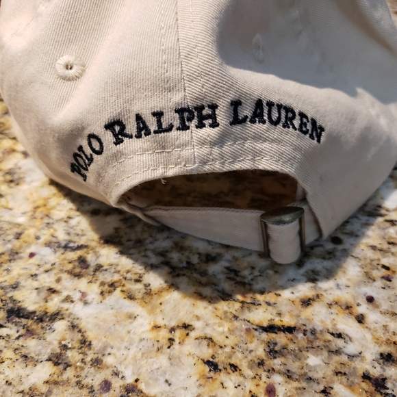 POLO RALPH LAUREN LIMITED VARSITY POLO BEAR 🐻 LOGO KHAKI CAP HAT OSFA $49 NWT - Picture 3 of 7